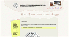 Desktop Screenshot of grundschule-albert-schweitzer.de